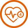 Type 4 of AFib icon.